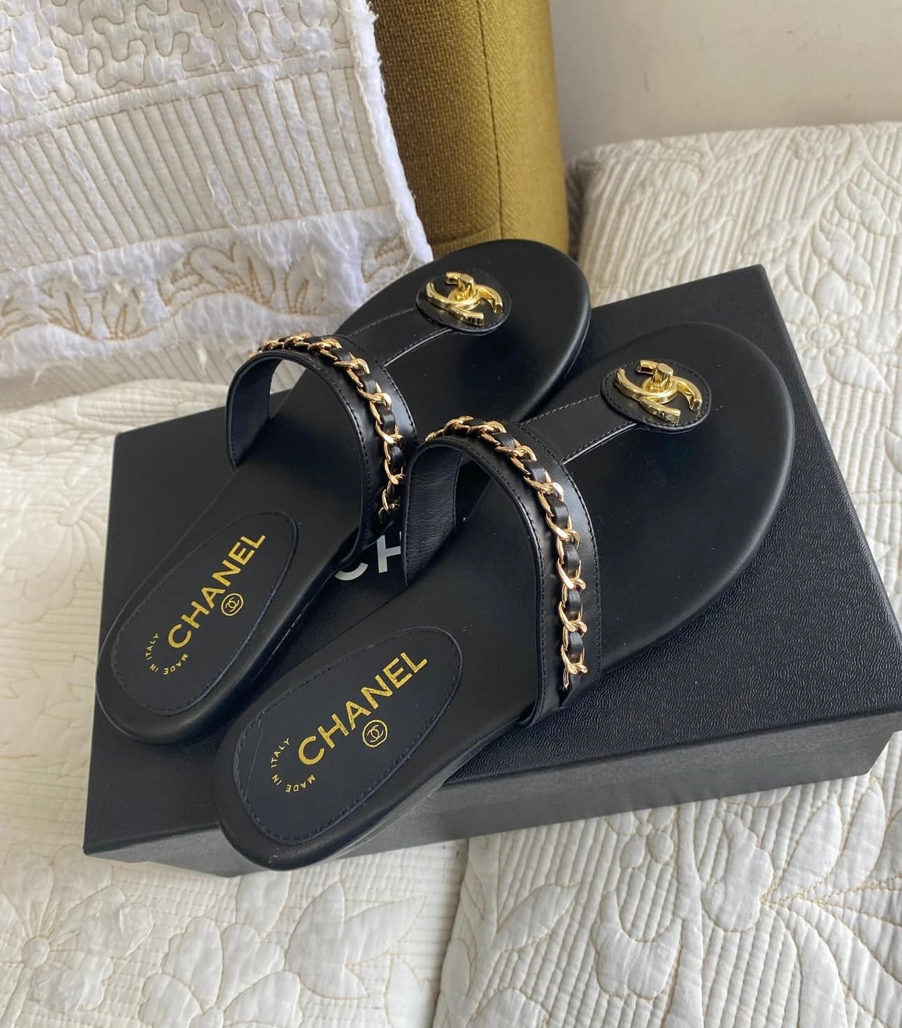 Coco Turn Lock Chain Sandal