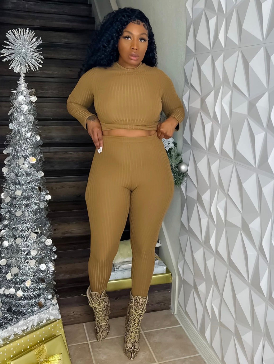 Rich Ribbed Set (Small-Large)