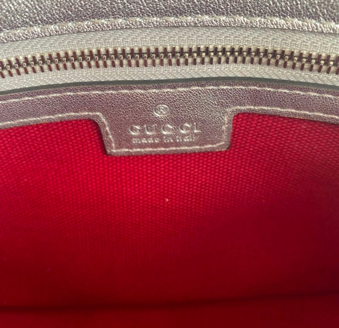 Metallic Silver Marmont Shoulder Bag