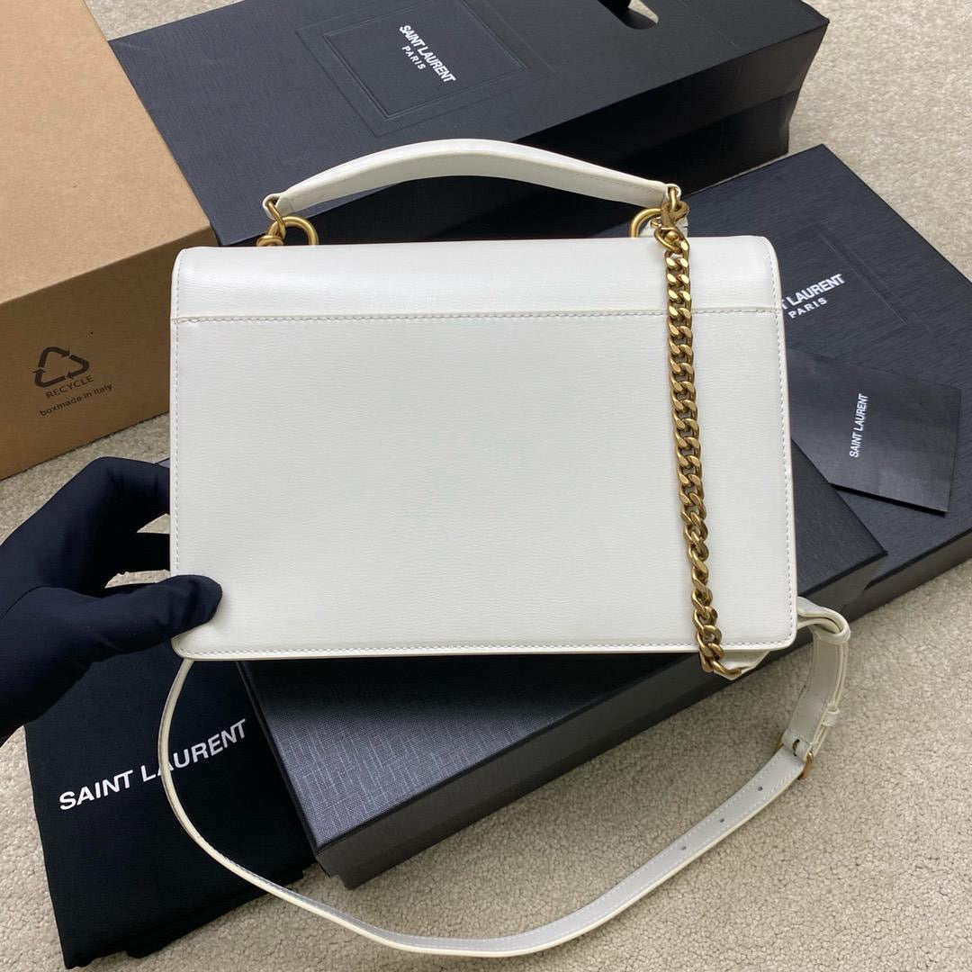 White Sunset Medium Shoulder Bag