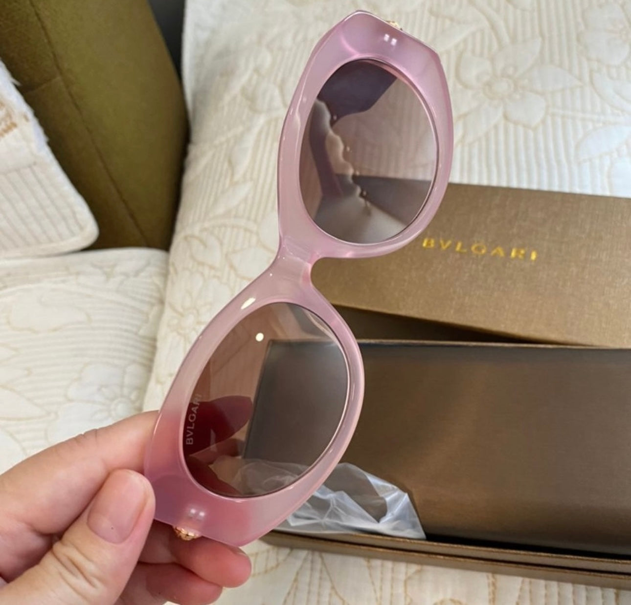 Pink Serpenti Sunglasses BVLGARI