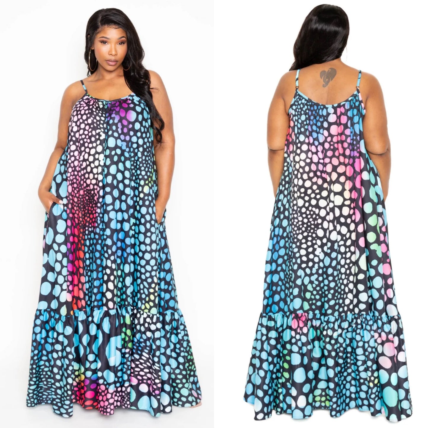 FREE FLOW PRINTED Maxi Dress