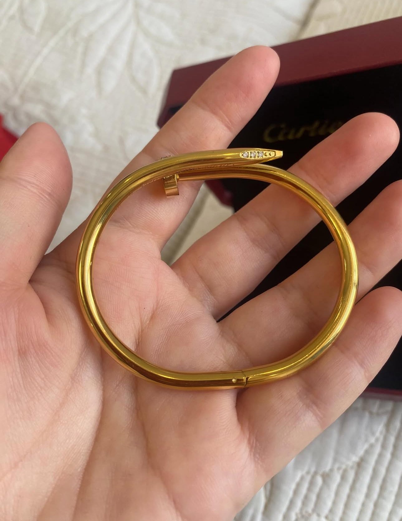 Cartier Nail Bracelet + Tiffany Bracelet