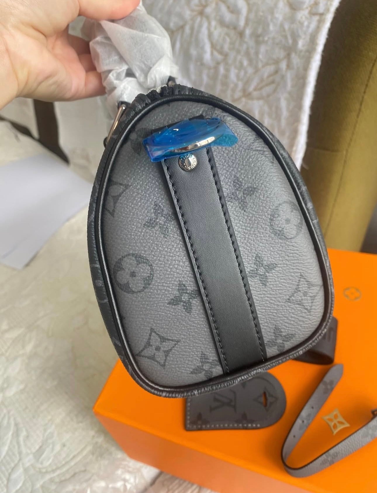 Monogram Eclipse Keepall Bandoulière 25
