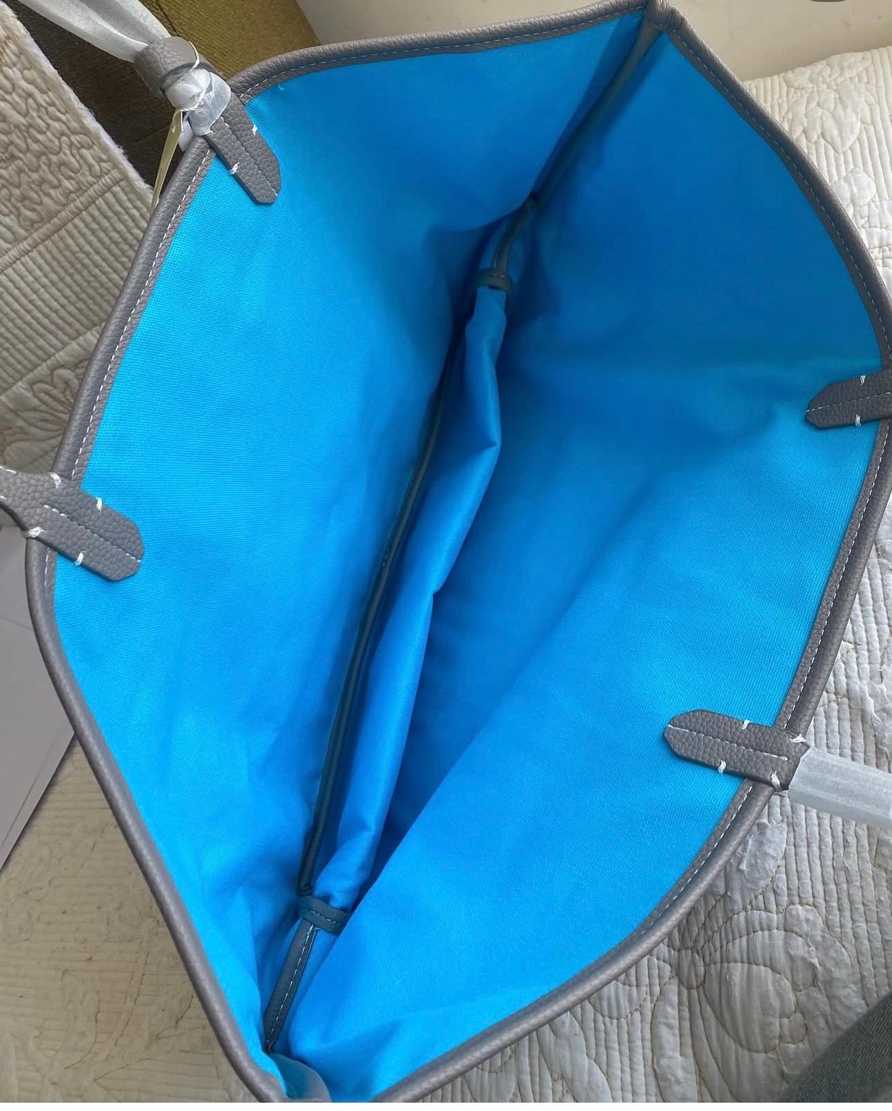 Saint Louis Bag & Pouch Gray Teal