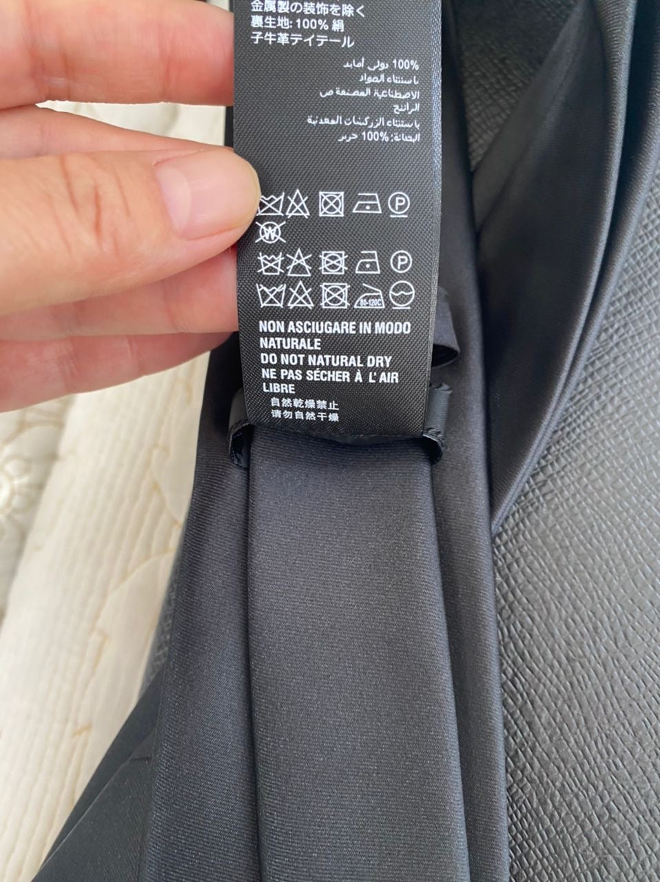 Corbata de gabardina de Re-Nylon