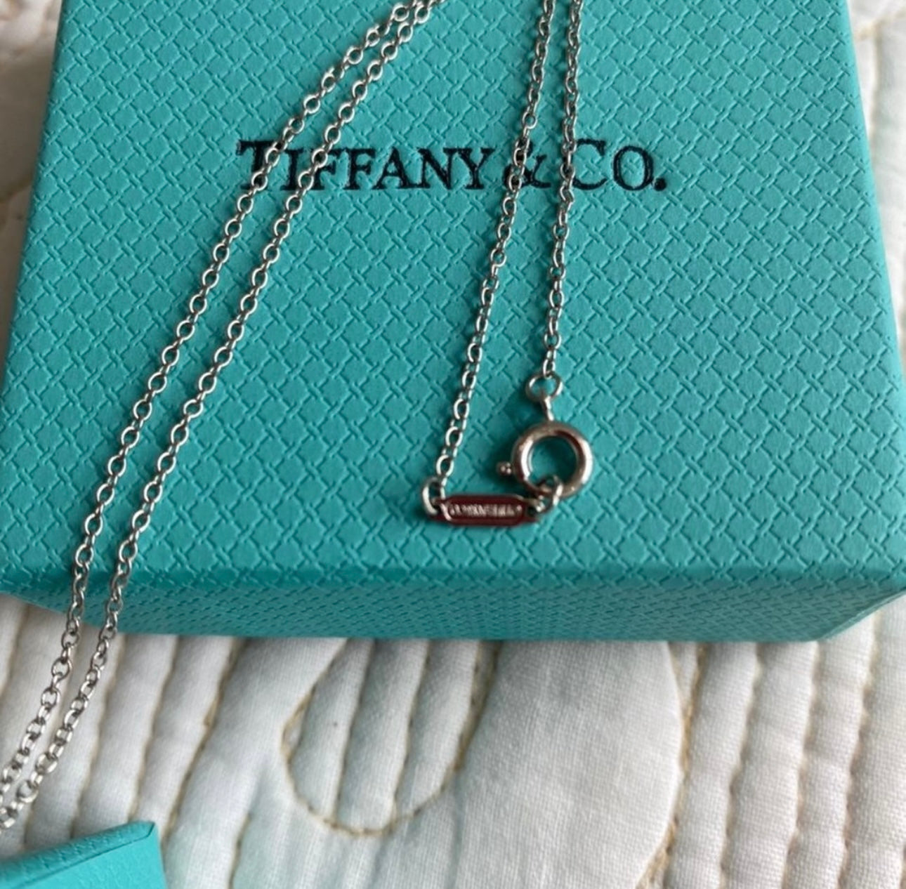 T&CO 925 Heart Key Pendant Necklace