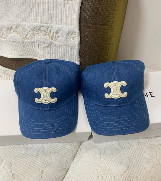 Baseball cap triumph in denim | Celine Hat