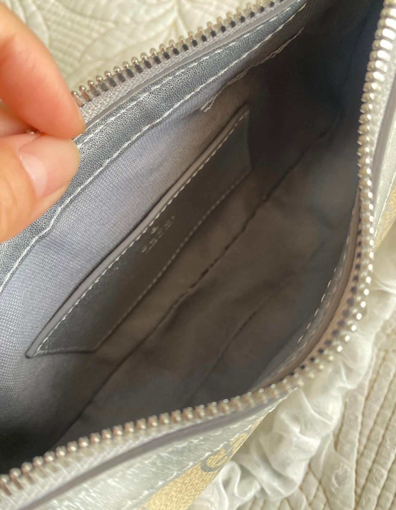 Emblem small shoulder bag