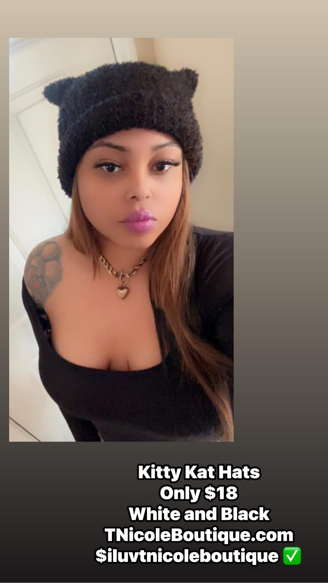 Kitty Kat Beanie Hats | 4 COLORS