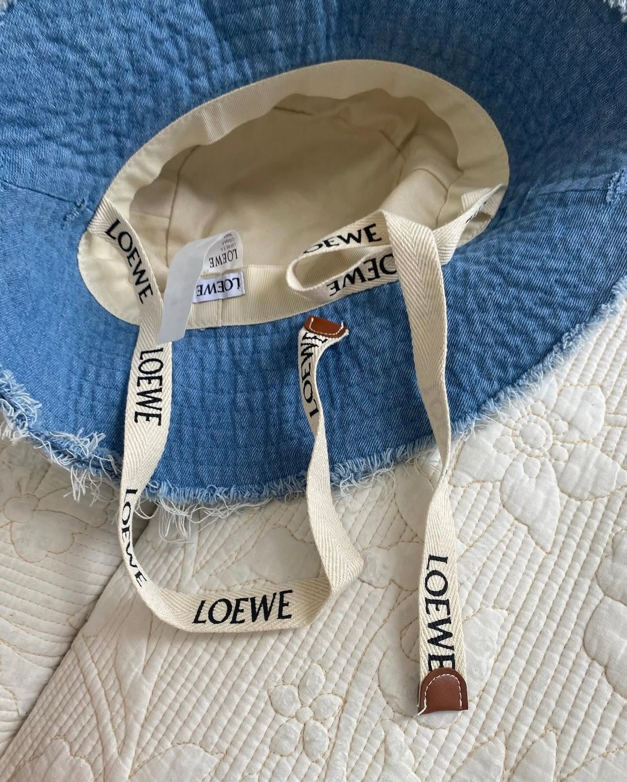 Denim Loewe Bucket Hat