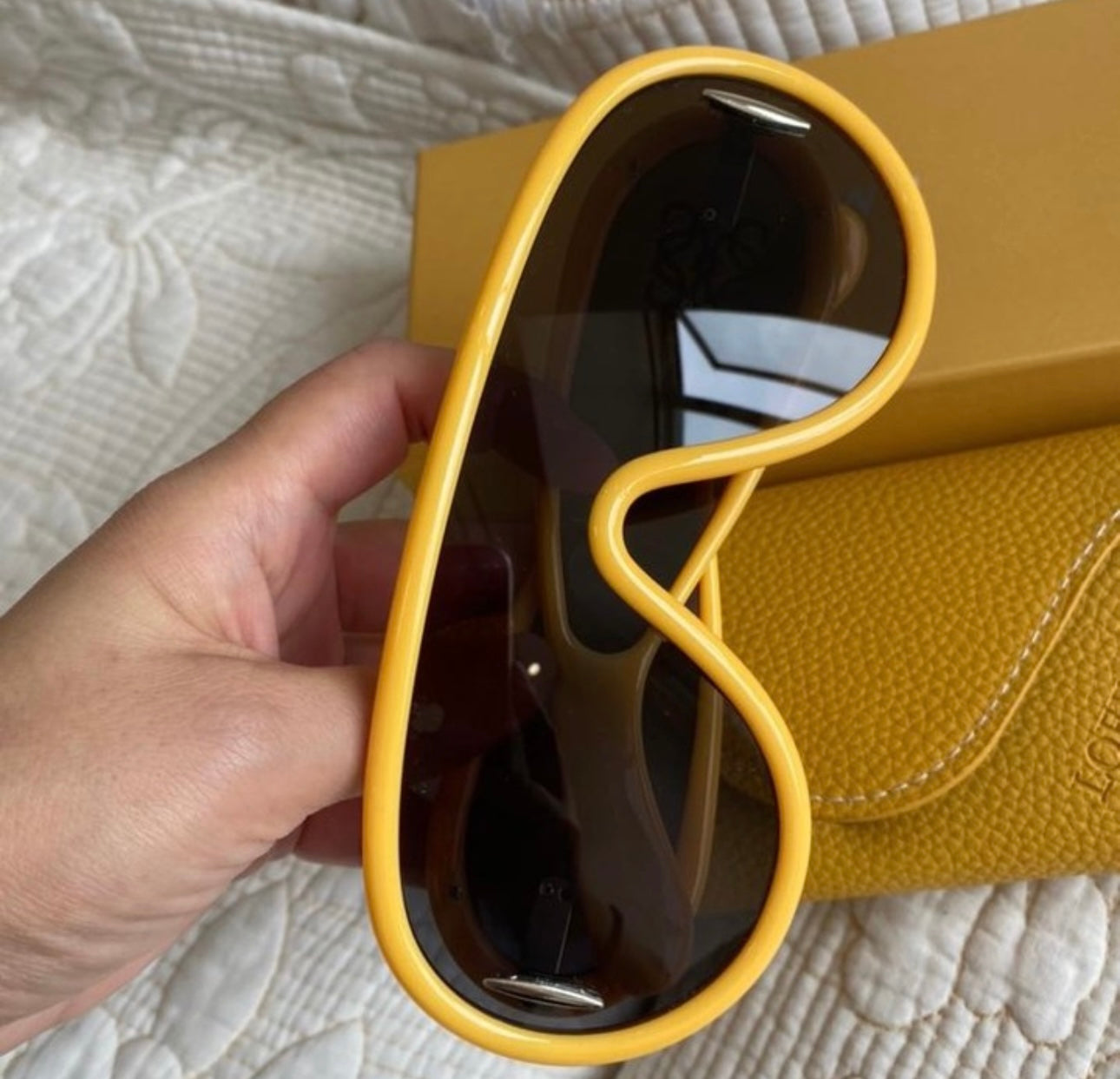 Lunettes de soleil masque LOEWE x Paula's Ibiza