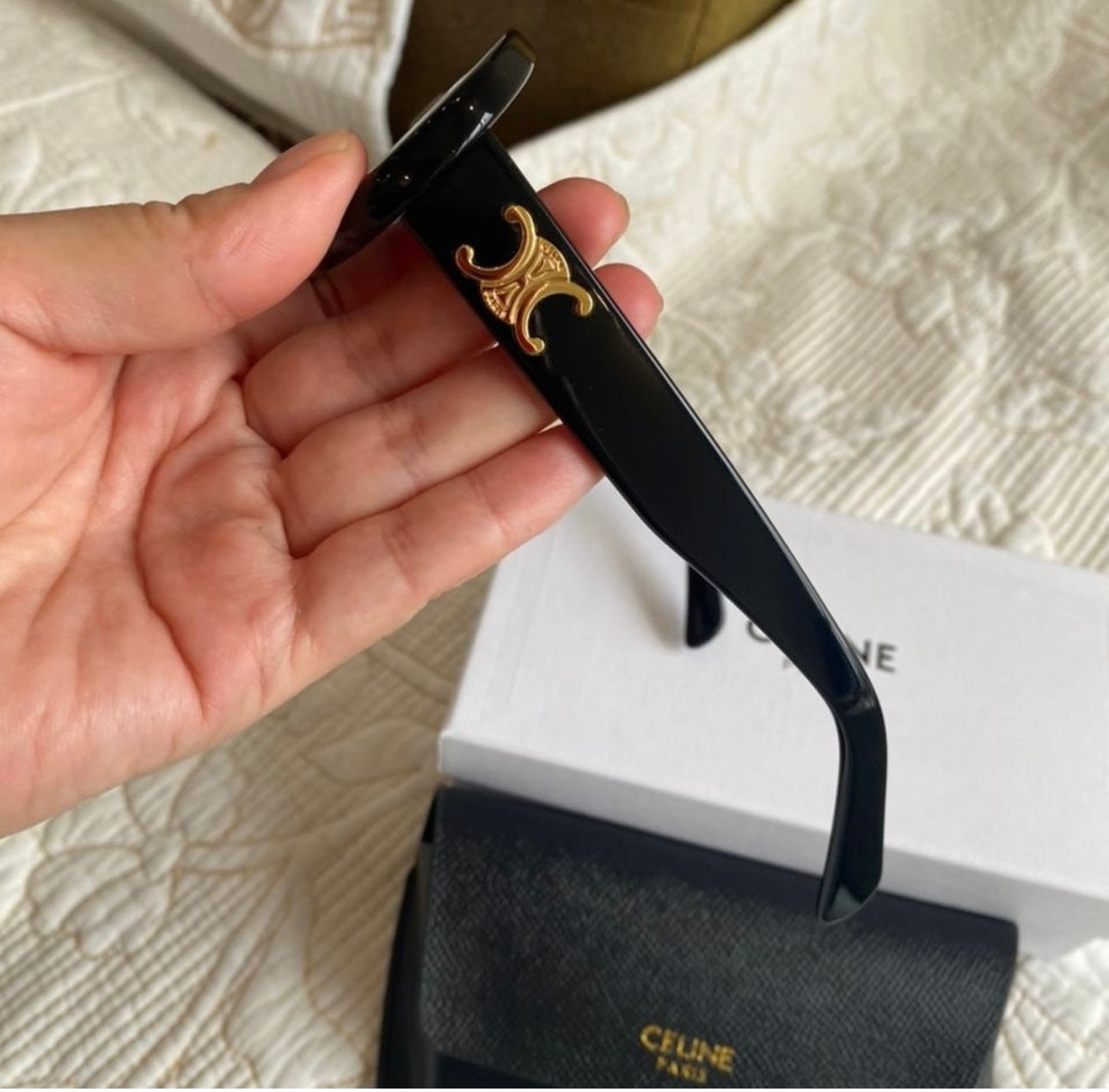 Black Gold Celine Sunglasses