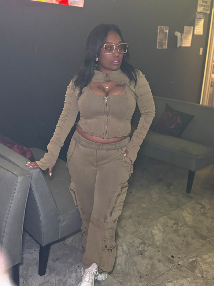 Meilleure vente Ensemble 3 pièces délavé vintage (2 couleurs)