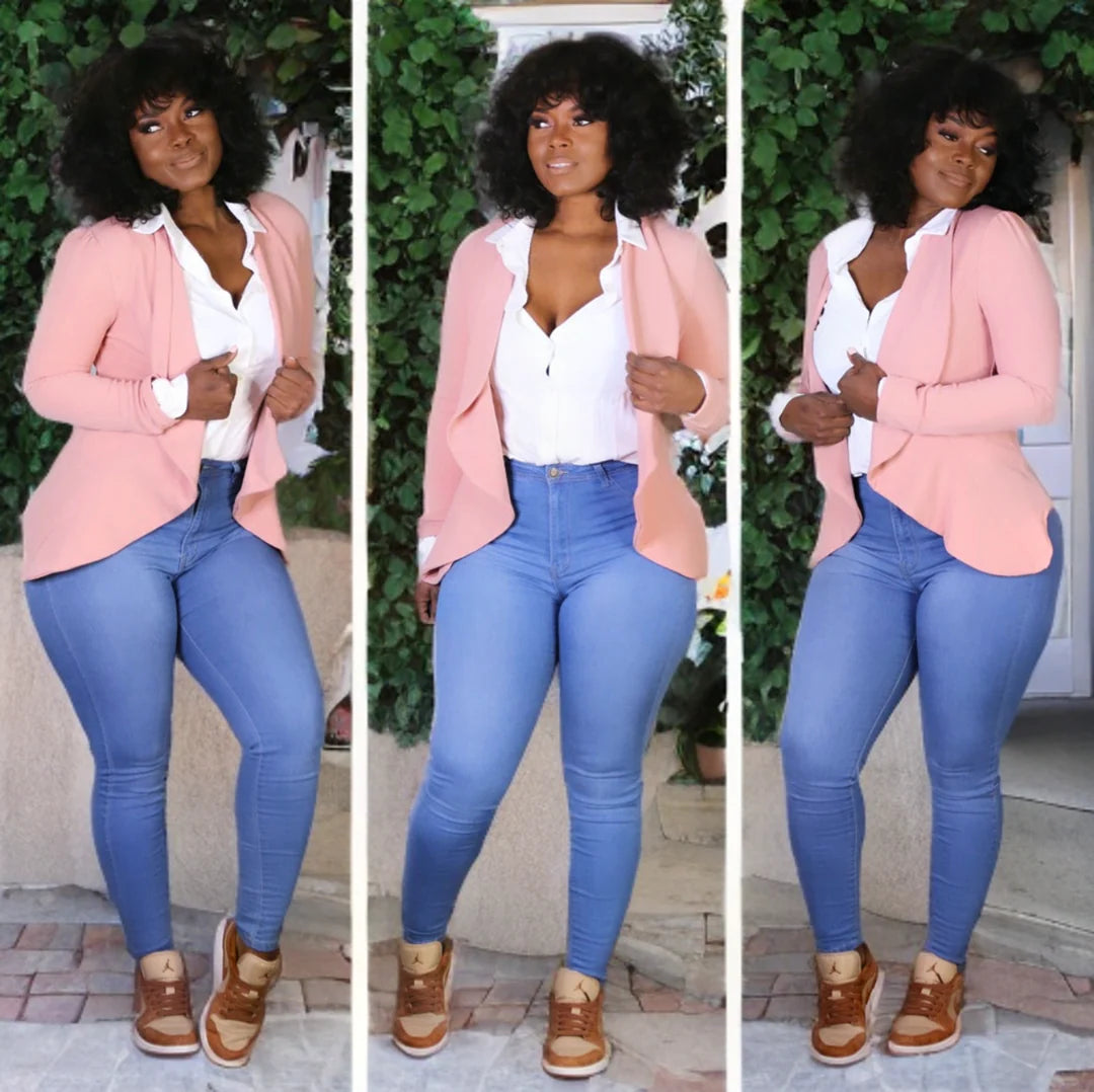 Solid Stretch Essential Blazer (15 Colors) Small Med Large