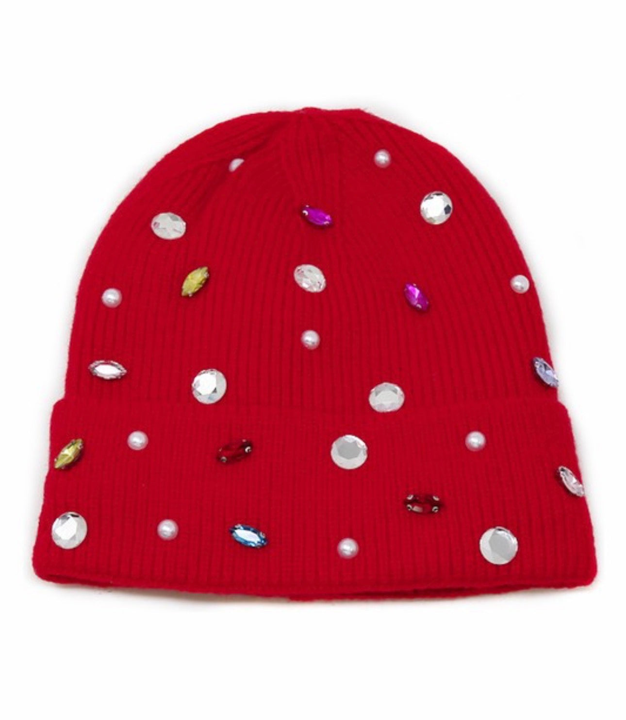 Decked Out Jeweled Beanie | 4 Colors