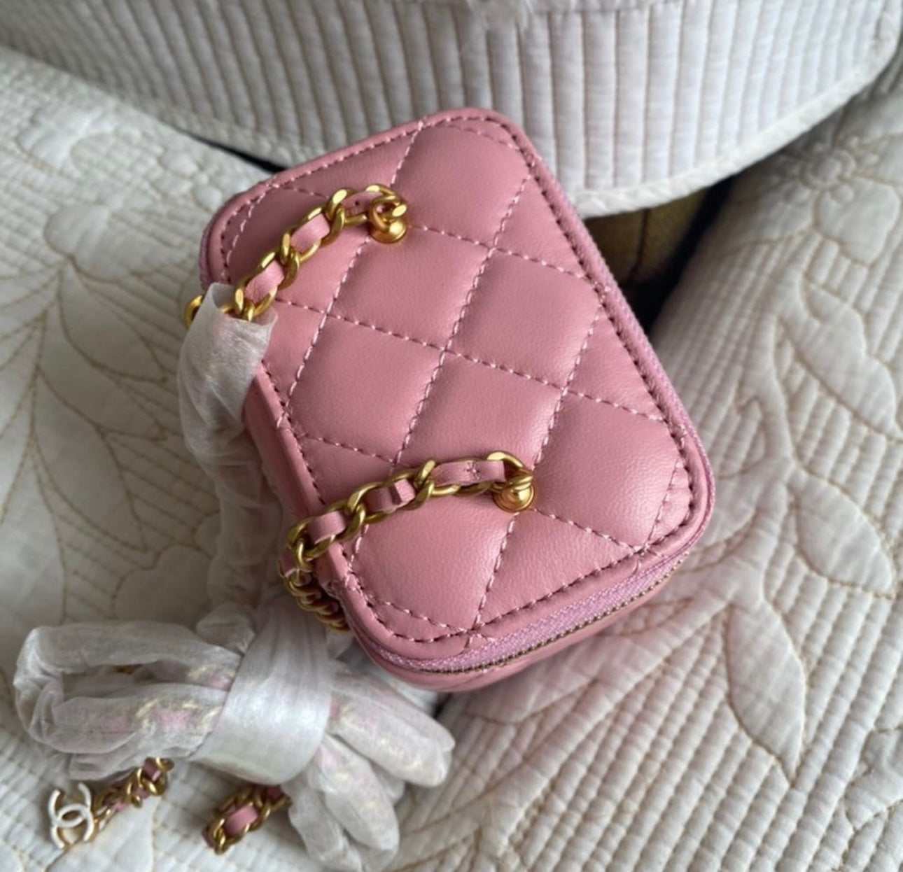 Pink Coco Mini Vanity Crossbody Bag