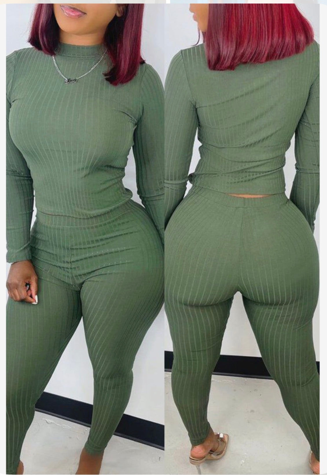 Rich Ribbed Set (Small-Large)