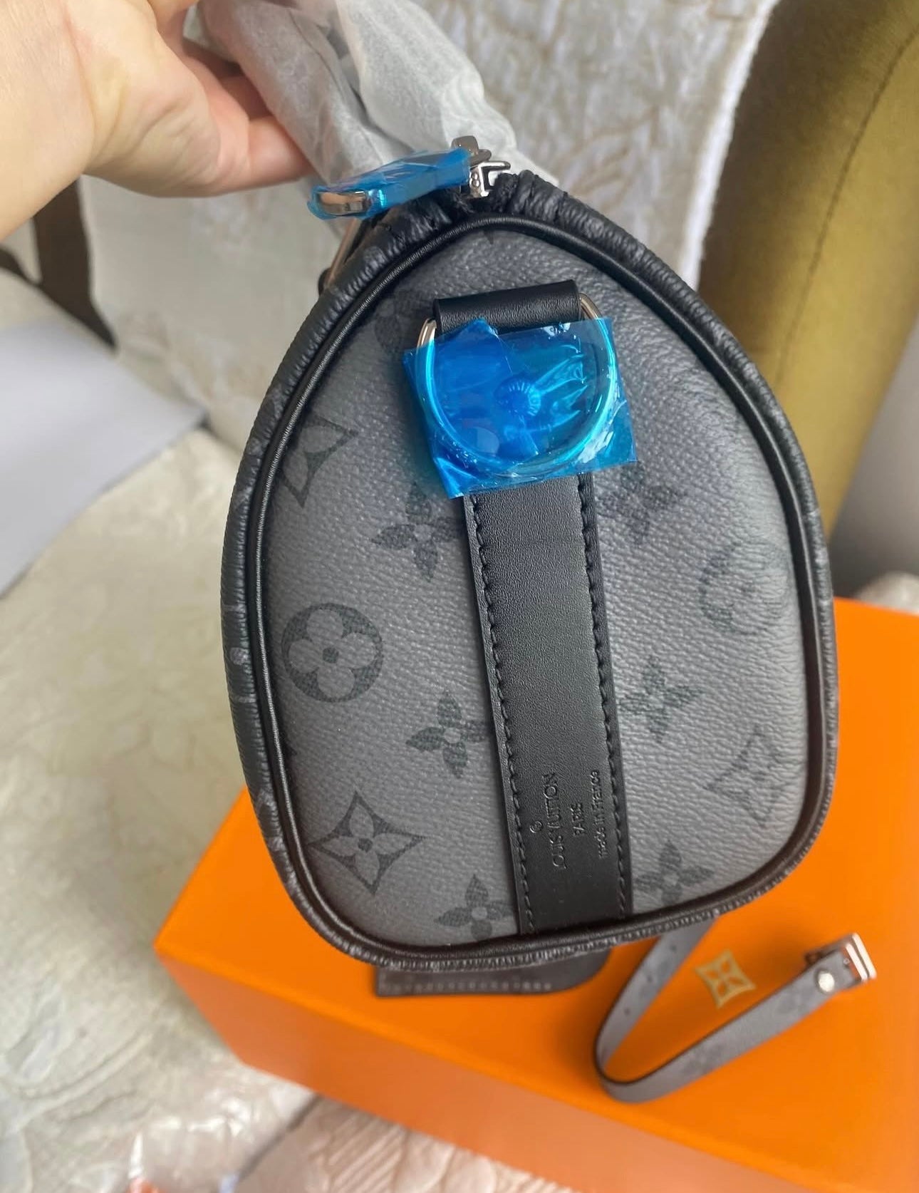 Monogram Eclipse Keepall Bandoulière 25