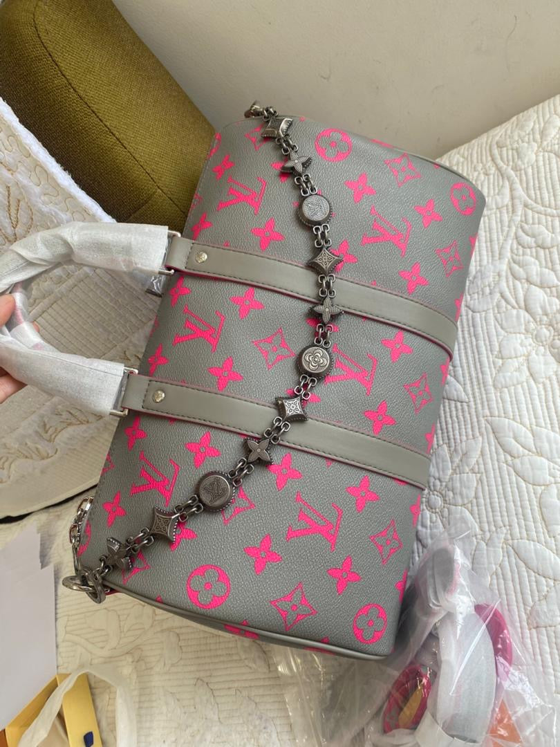 Pink Keepall Bandoulière 35