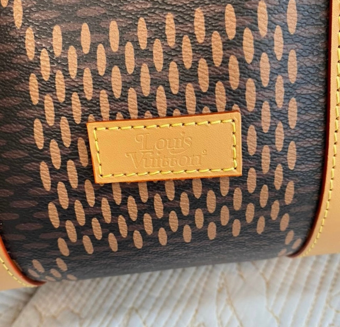 LV x Nigo Giant Damier Ebene Monogram Keepall 50