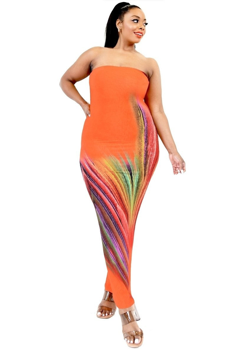 Cali Tube Top Maxi Dress