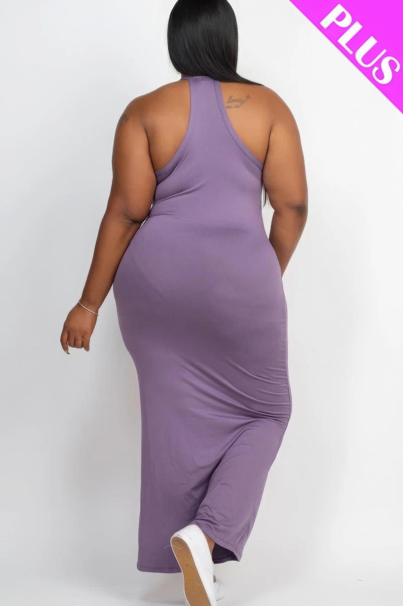 Plus Racer Back Maxi Dress (9 Colors)