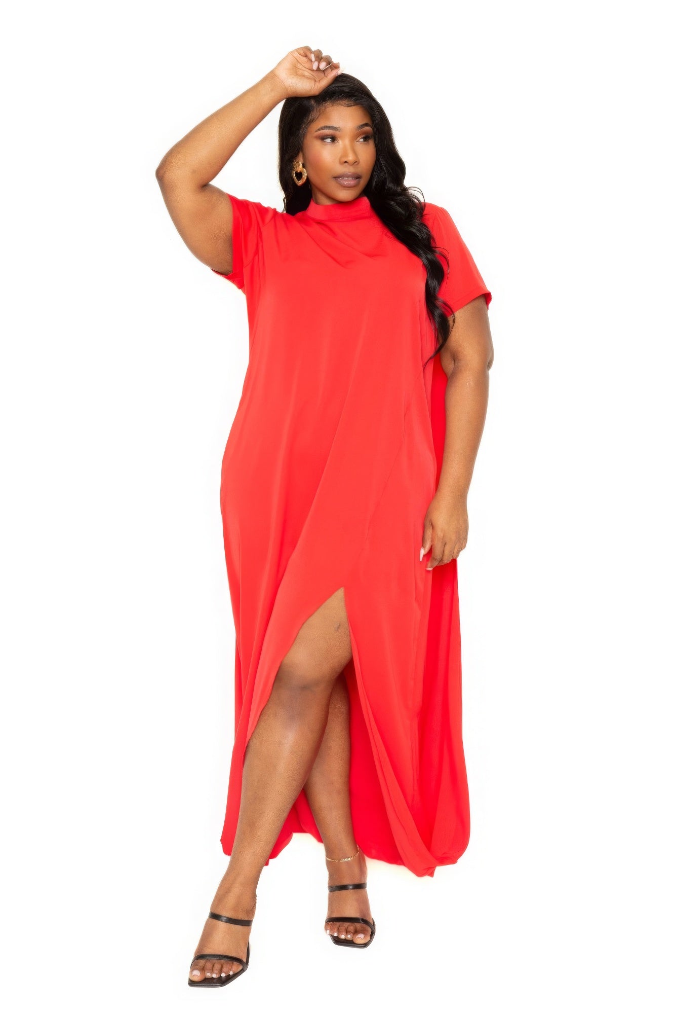 Sabrina Mock Neck Dress | 4 COLORS