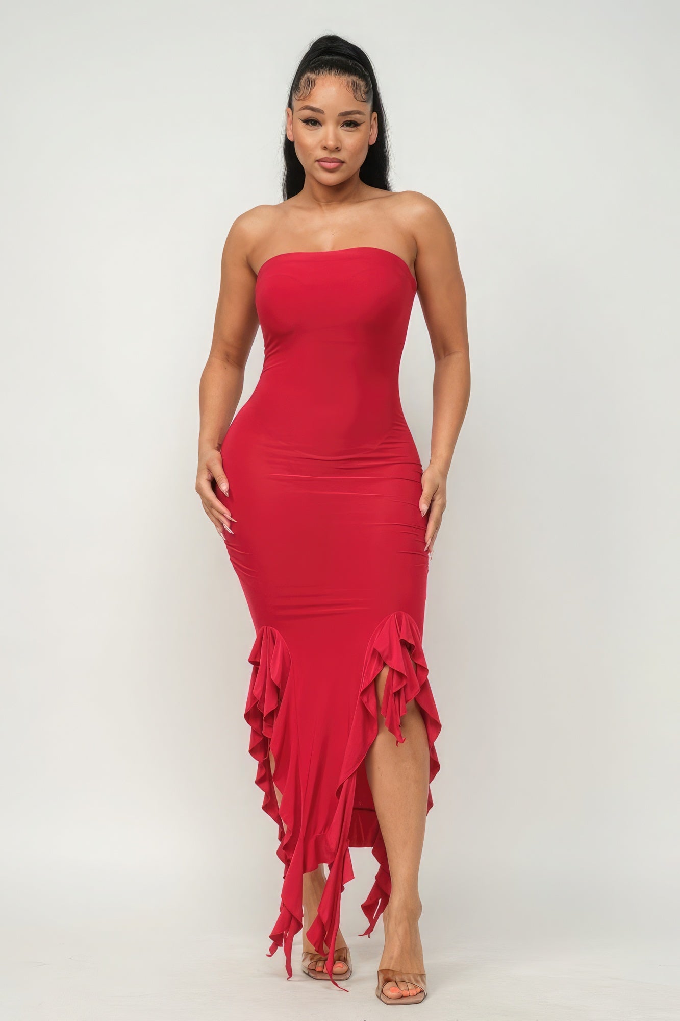 You Wish | Ruffle Tube Dress 4 Colors