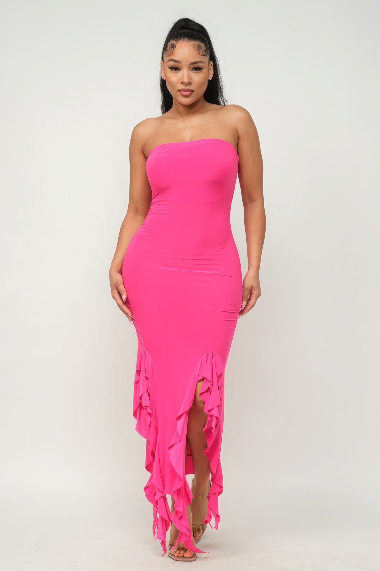 You Wish | Ruffle Tube Dress 4 Colors