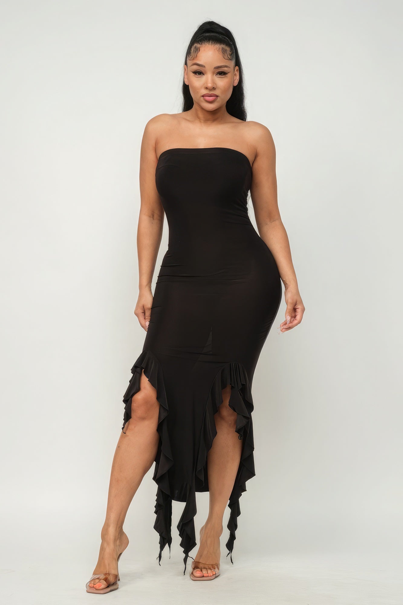 You Wish | Ruffle Tube Dress 4 Colors