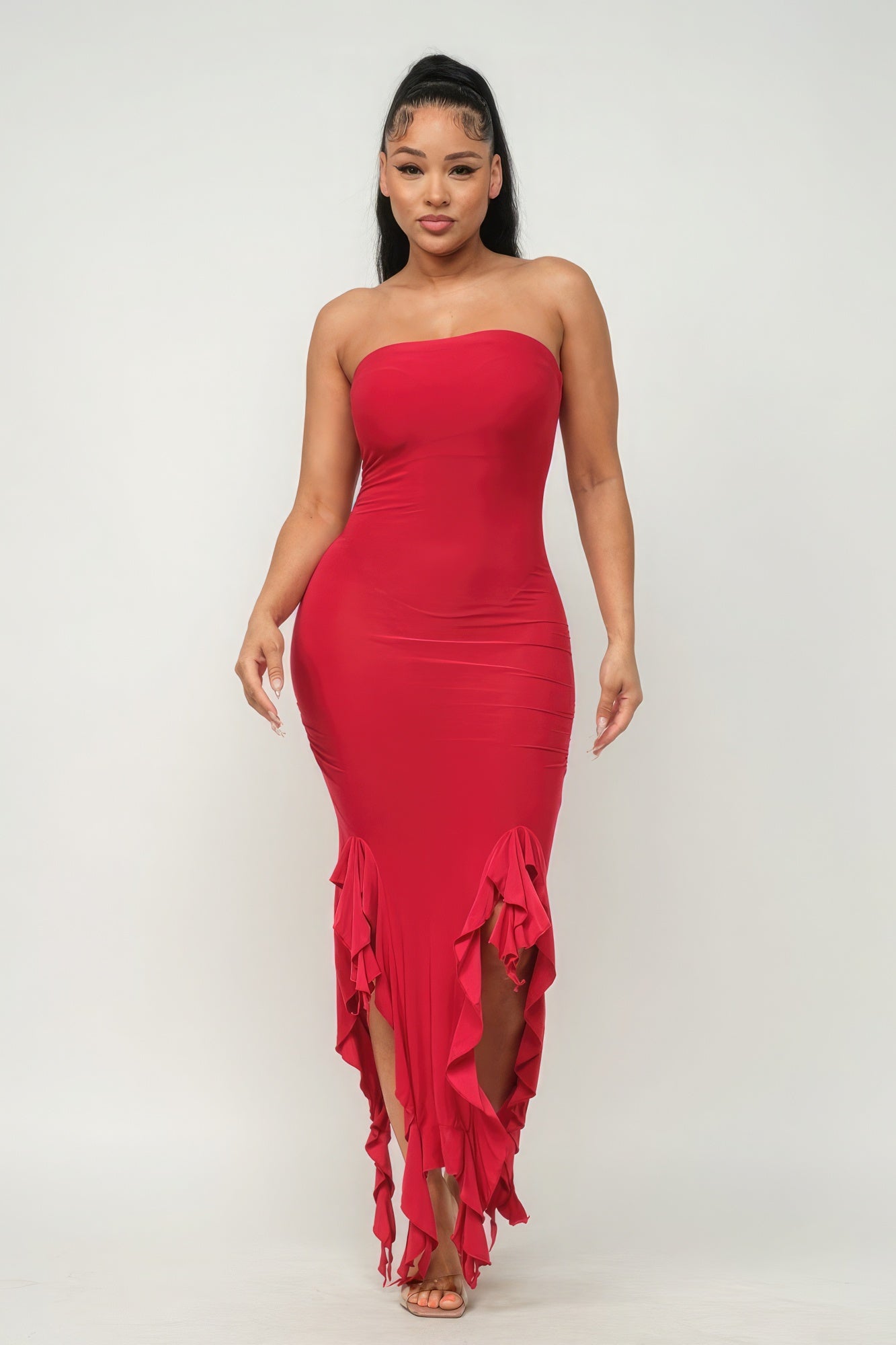 You Wish | Ruffle Tube Dress 4 Colors