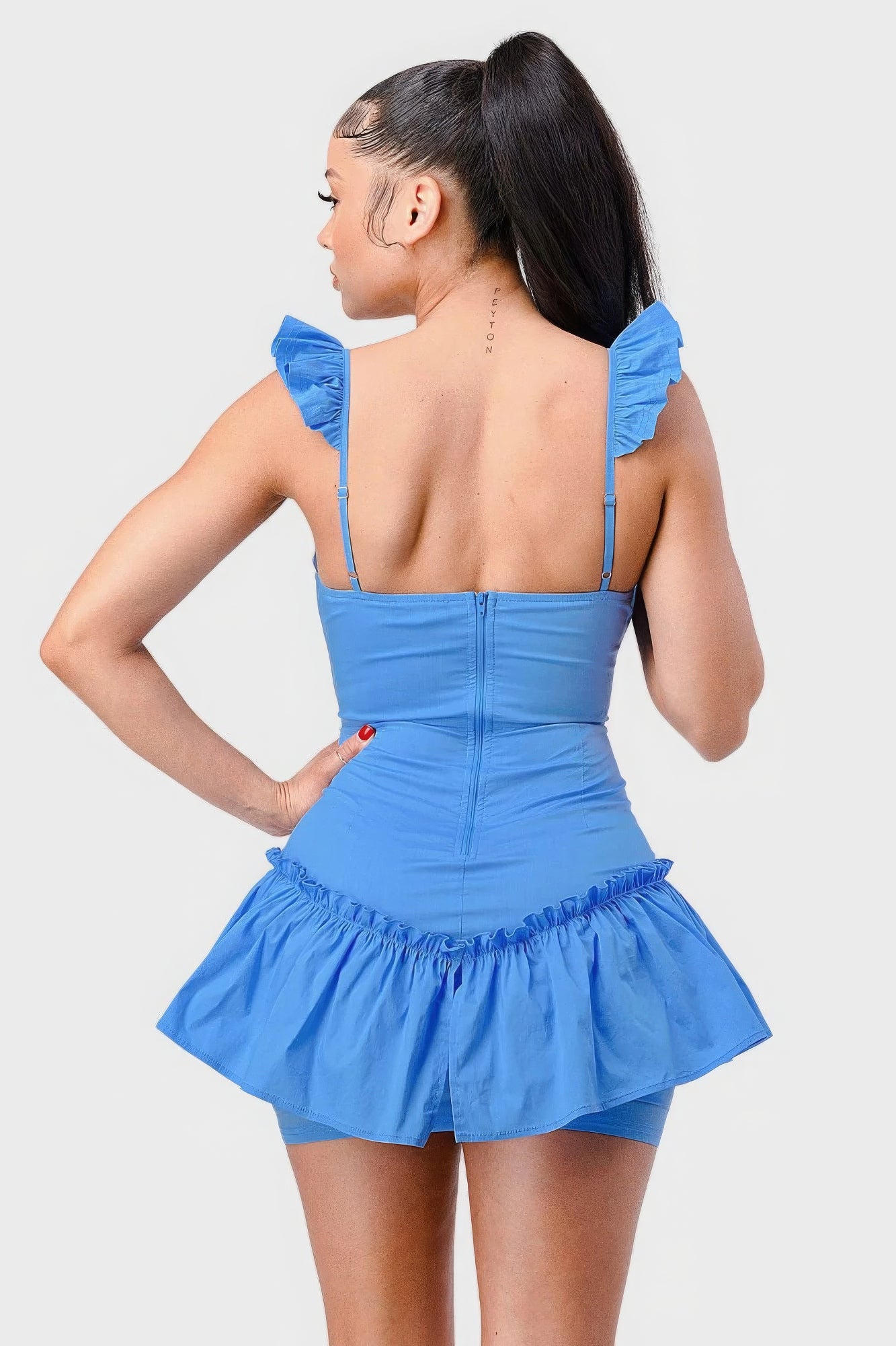 Sweetheart Ruffle Flutter Dress (3 Colors)