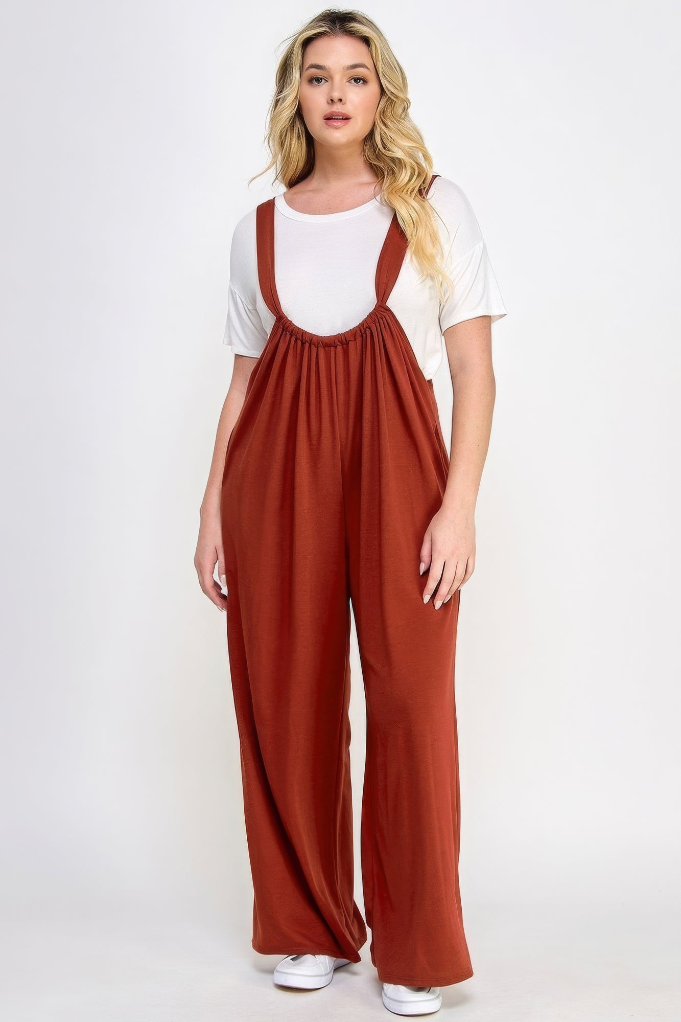 Wide Leg Jumpsuit Overalls | 3 Colors