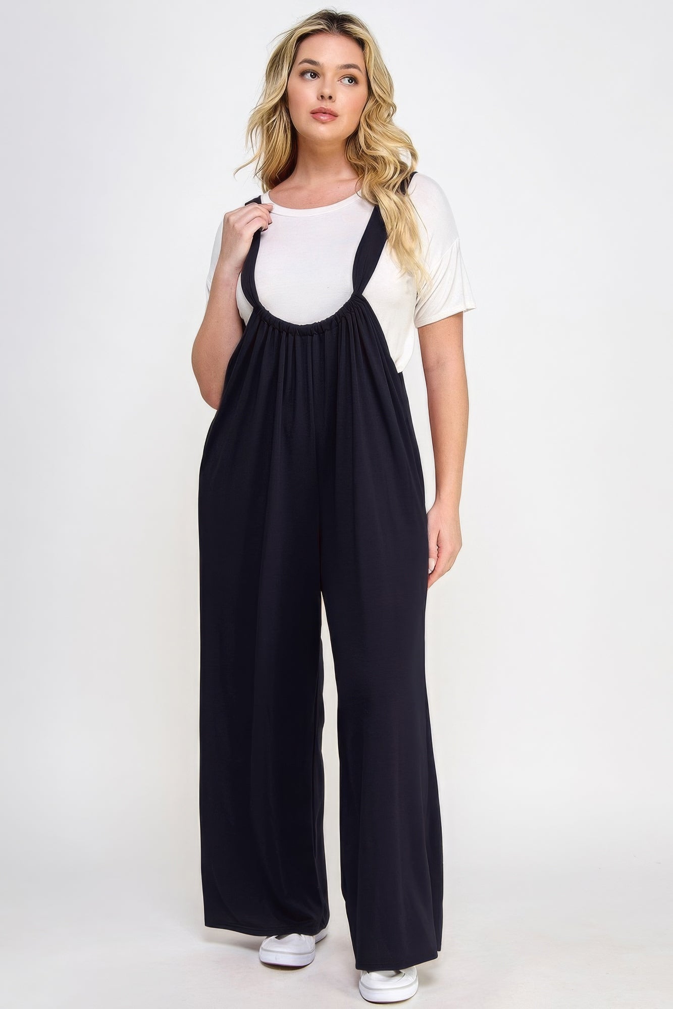 Wide Leg Jumpsuit Overalls | 3 Colors