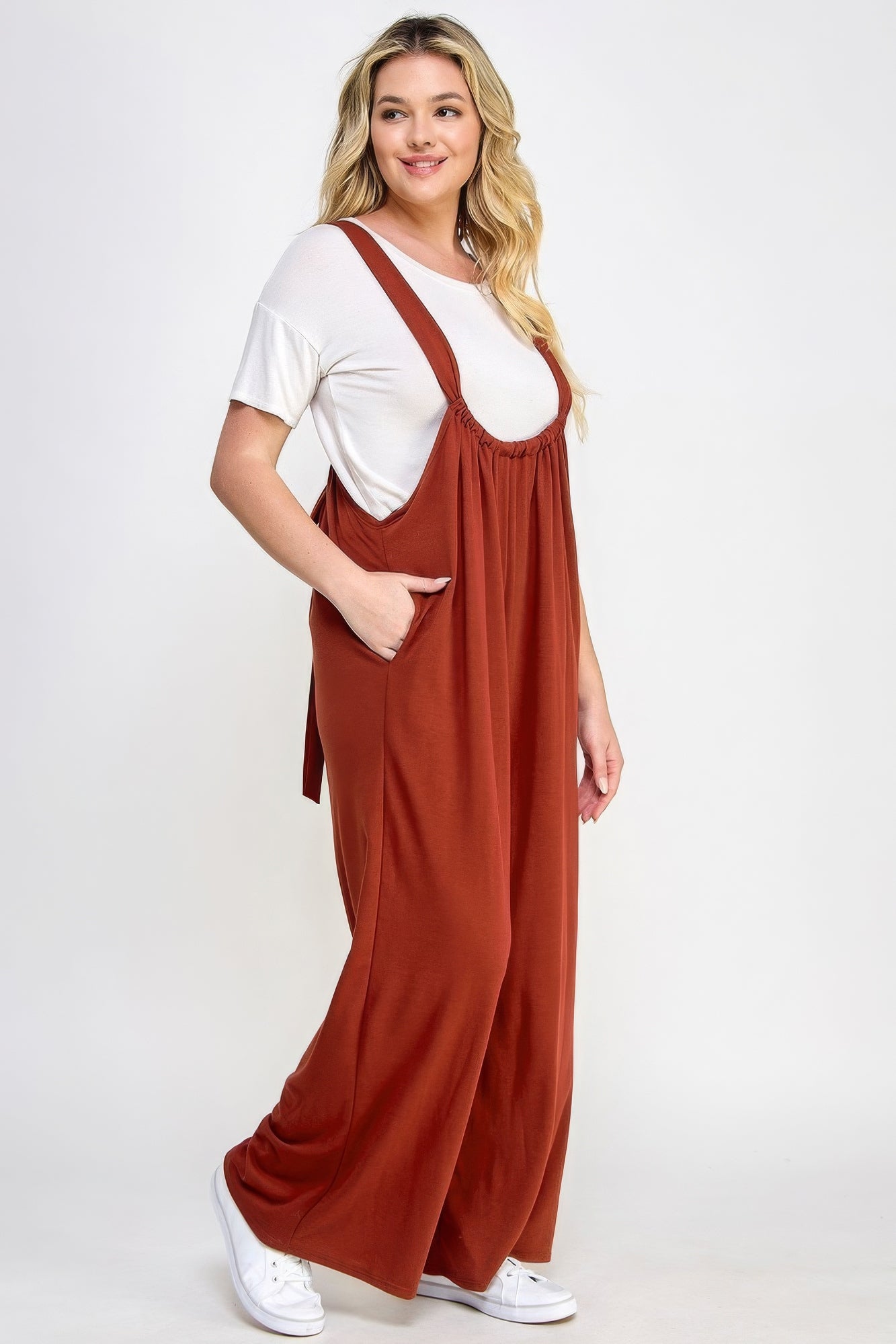 Wide Leg Jumpsuit Overalls | 3 Colors