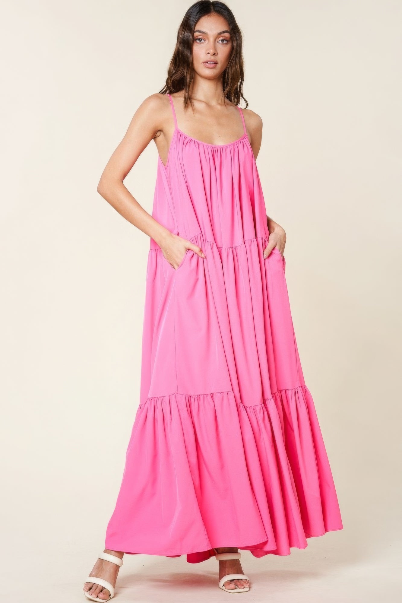 MUST HAVE ESSENTIAL MAXI DRESS With Pockets (2 COLORS)