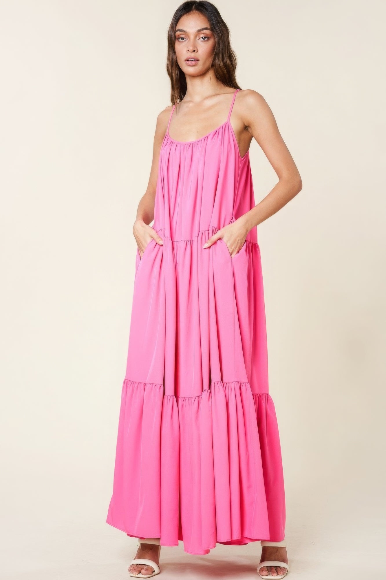 MUST HAVE ESSENTIAL MAXI DRESS With Pockets (2 COLORS)