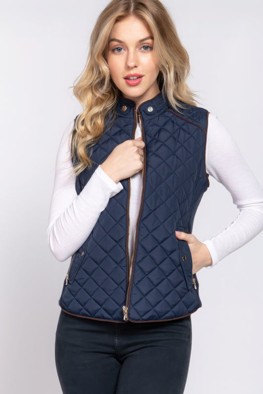 Quilted Vest | 7 Colors