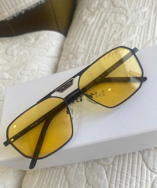 Yellow Pr55zs Sunglasses | Prada