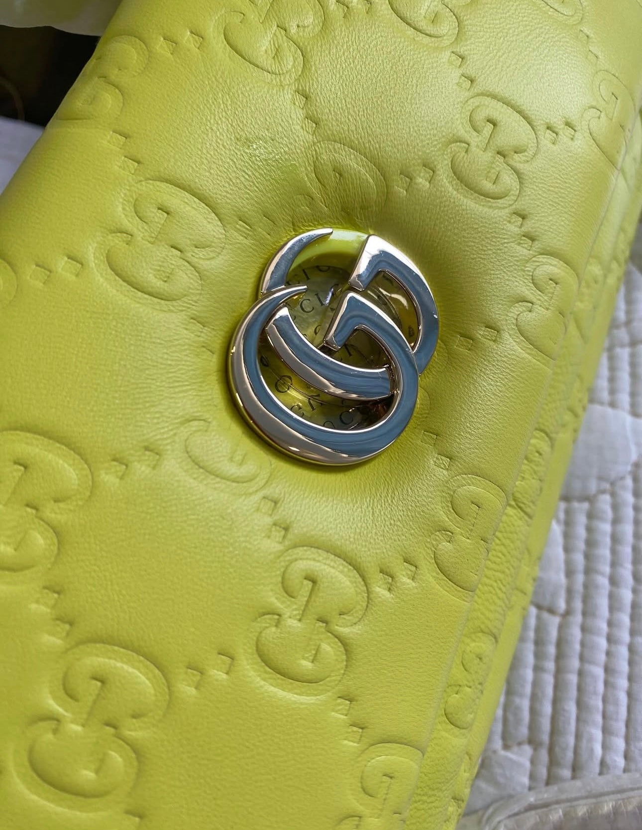 GREEN GG MILANO MINI TOP HANDLE BAG