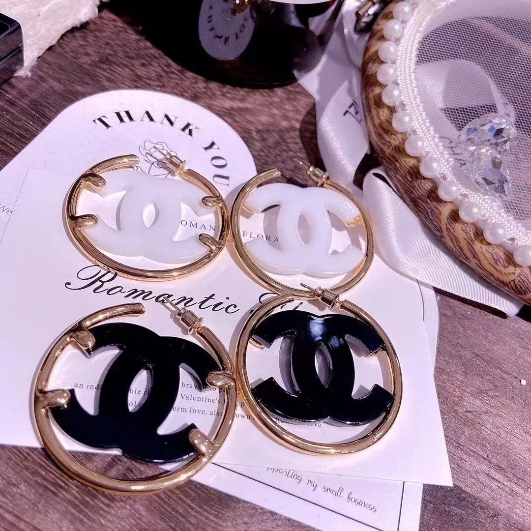 CC LOGO SET | Cuff & Earrings (2 Colors)