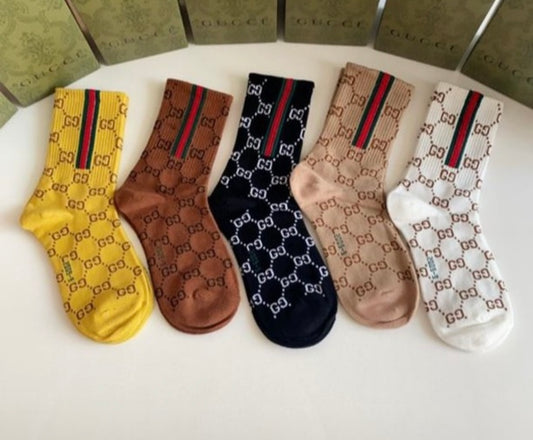 Assorted GG Socks (Set of 5)
