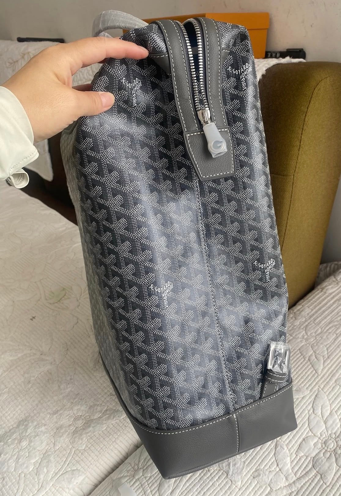 GOYARD CISALPIN BACKPACK (GREY)