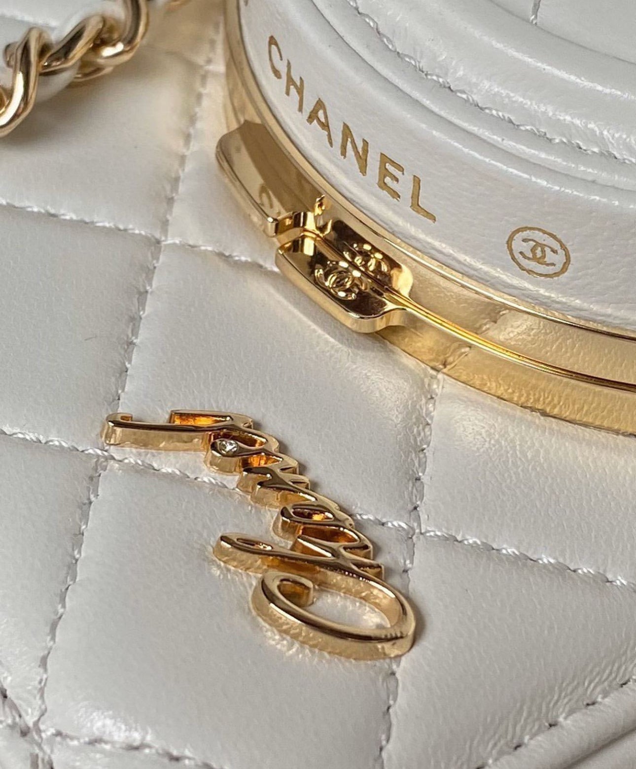 Coco White Camera Bag Purse