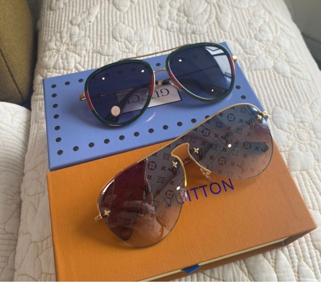 GG + LV SUNGLASSES COMBO