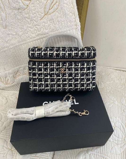 Coco Tweed Vanity Case Crossbody