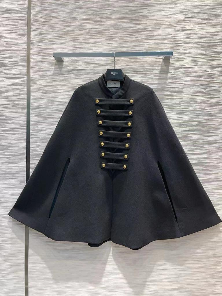 CAPE D'OFFICIER CELINE EN LAINE ET CACHEMIRE