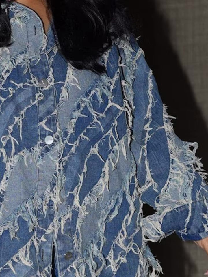 Be Creative | Distressed Denim Jacket