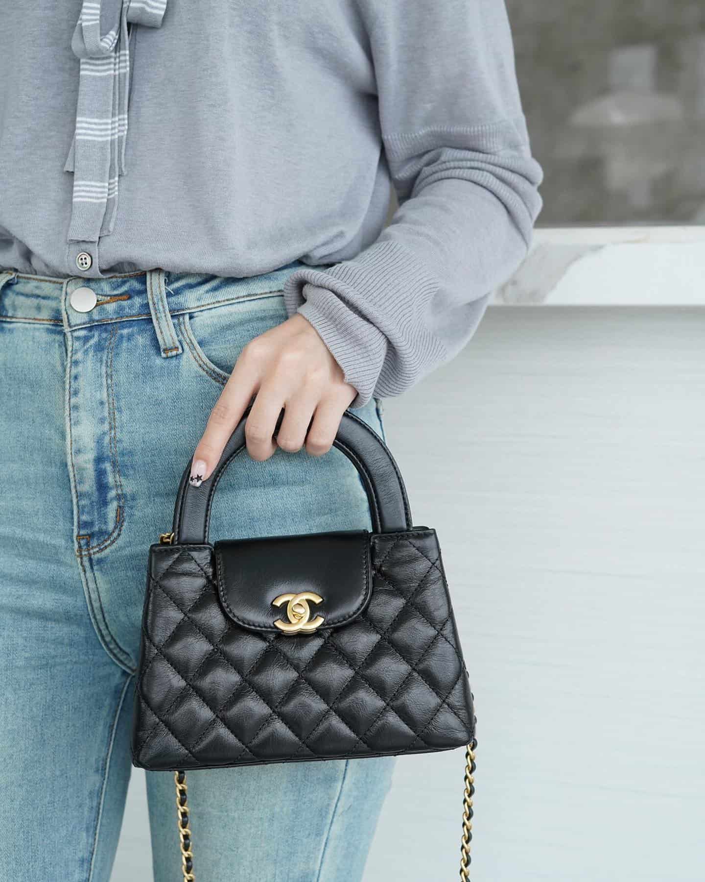 Coco Kelly Bag | Black